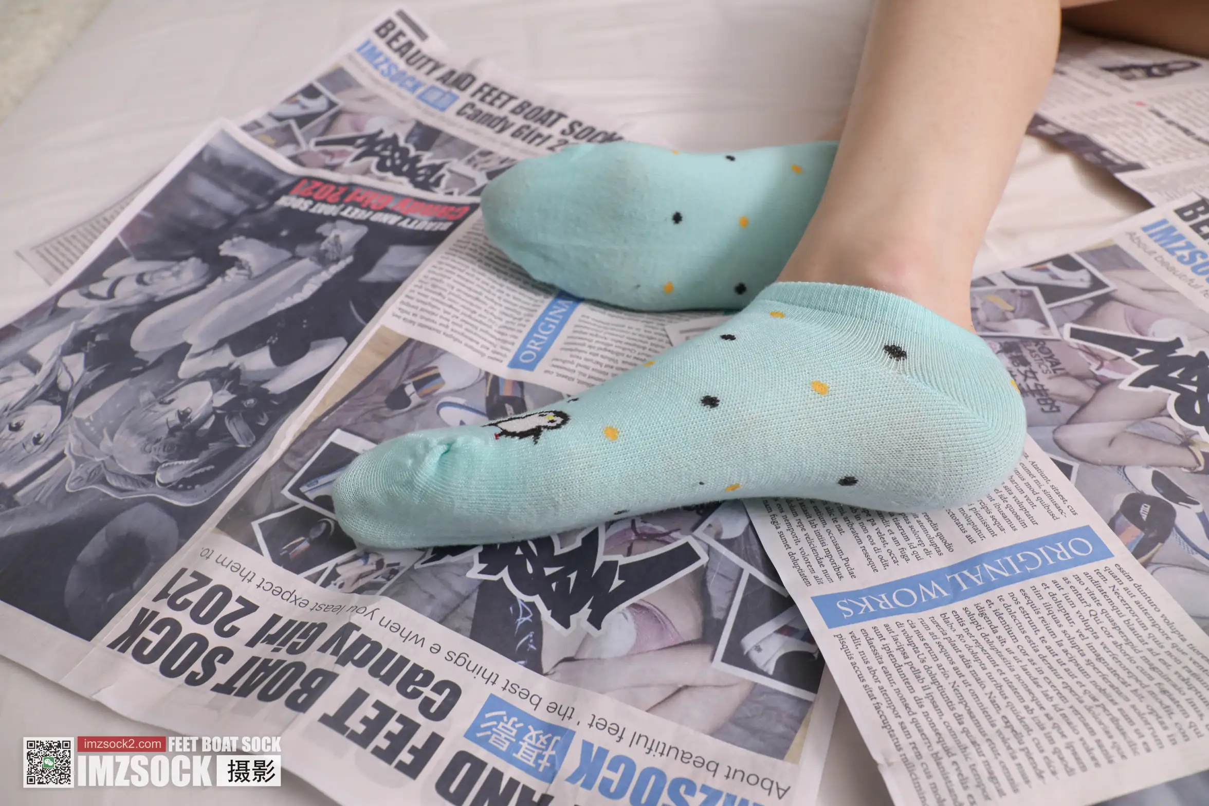 [Mzsock] Love beautiful feet NO.124 Rain foam#[74P]-35