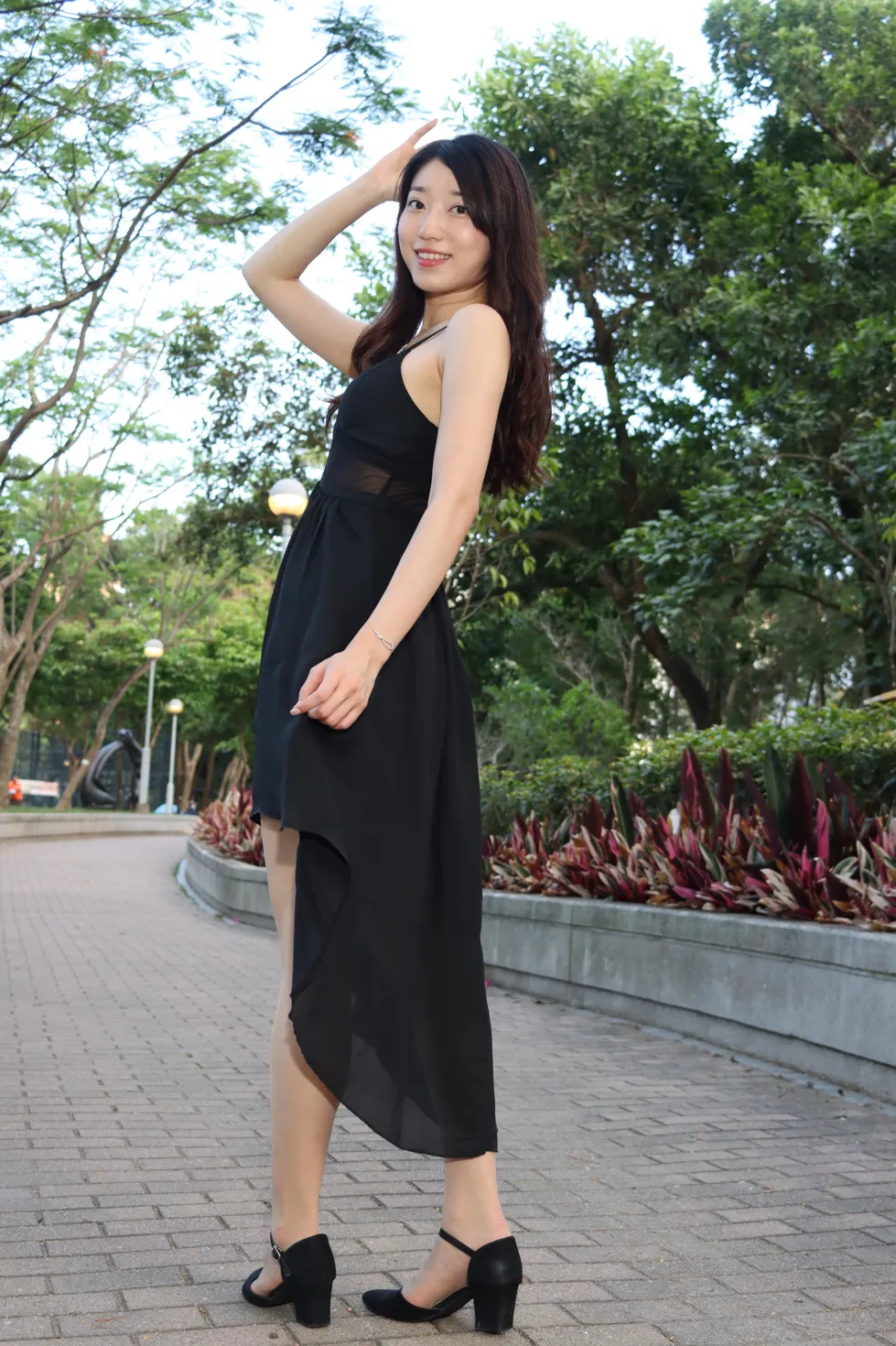 [Mzsock] NO.106 Wu Xiaokui Park black dress street photography#[61P]-17