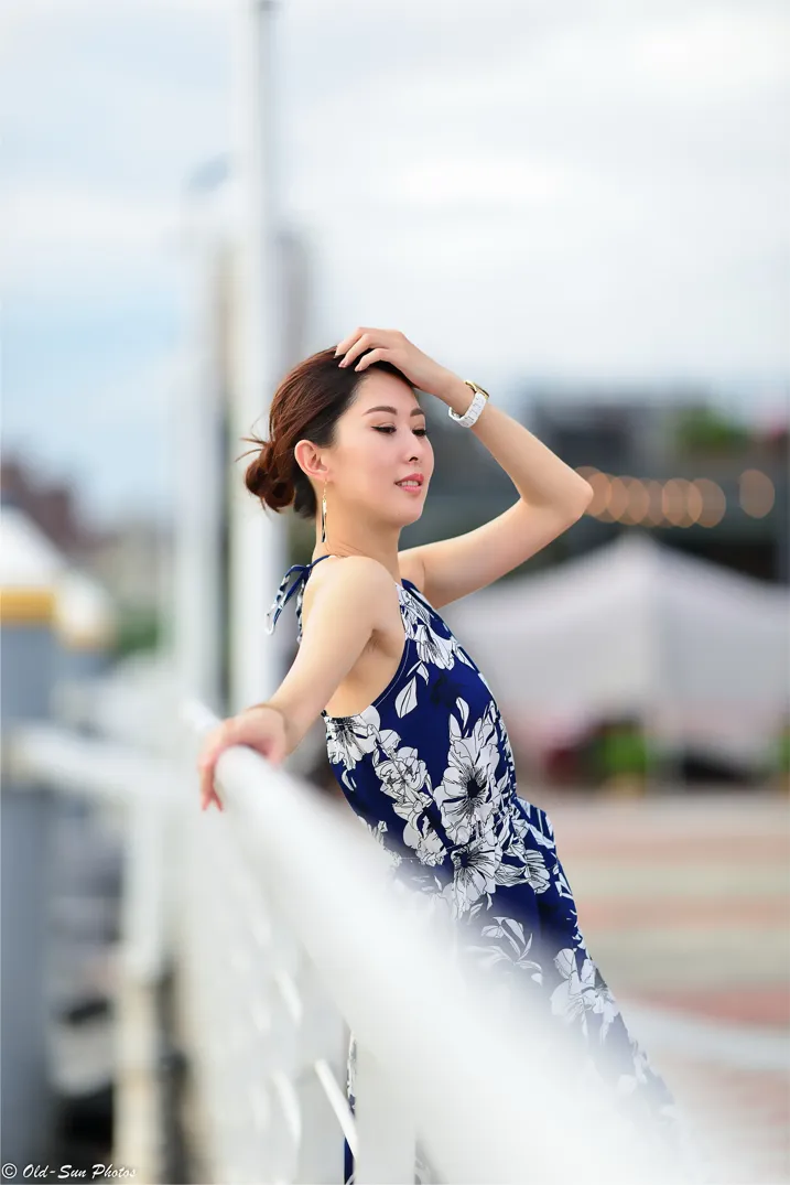 [Mzsock] NO.196 Zhao Tingting dress with cool and high legs street photography#[105P]-105