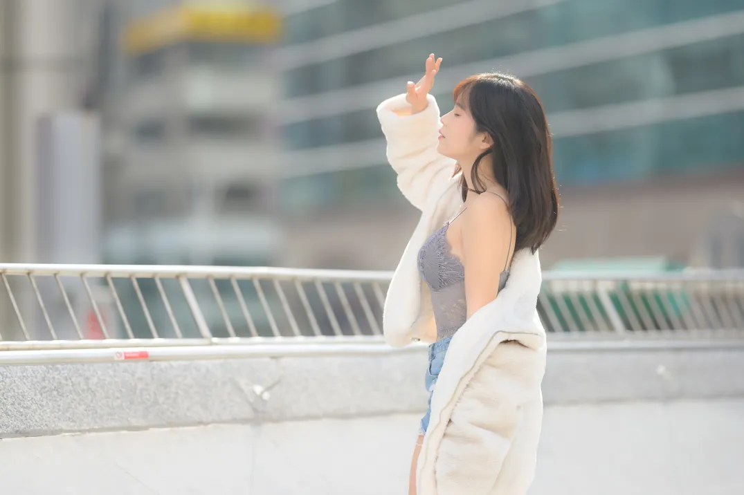 [Mzsock] NO.215 YoYo denim shorts and boots street photography#[105P]-14